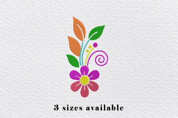 Decorative Floral Embroidery File Review