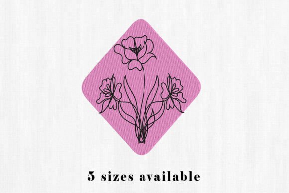 Floral Line Art Review for Holiday Collections