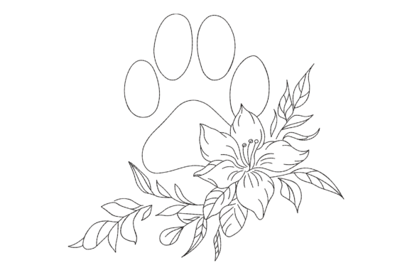Floral Paw Embroidery Design Review