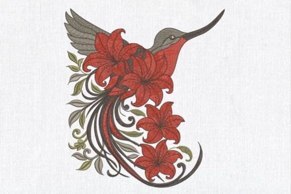 Floral Red Lily Hummingbird Review