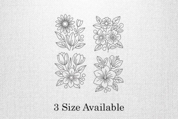 Floral Sketch Stitch Embroidery Set Review