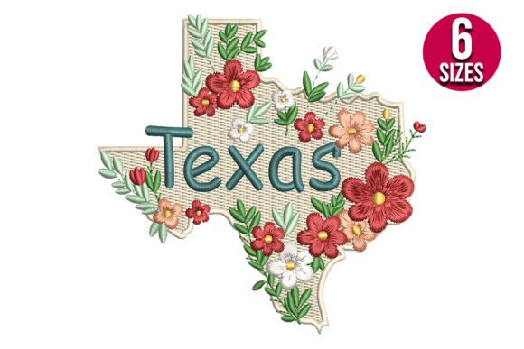 Floral Texas Map Embroidery Review