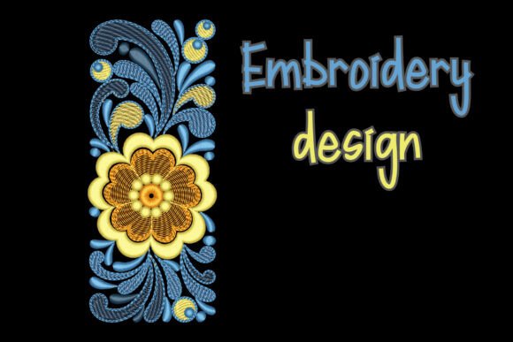 Flowers Border Embroidery Design Review