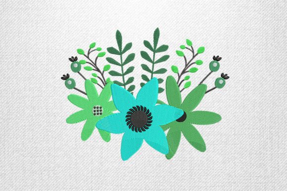 Green Floral Branch Embroidery Review