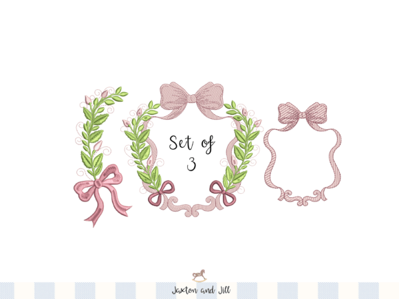 Laurel Wreath Monogram Frame Embroidery Review