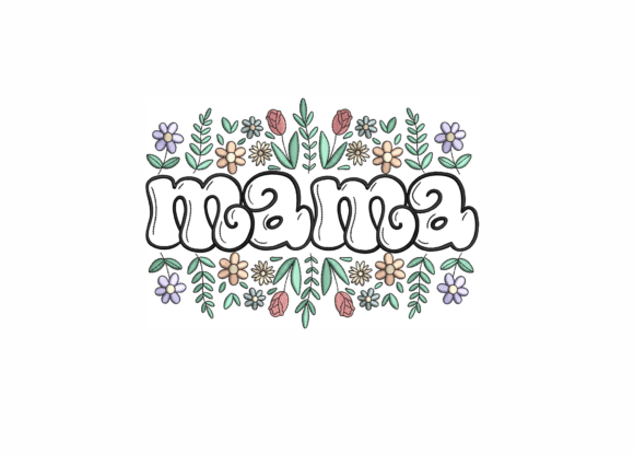 Mama with Floral Border Review