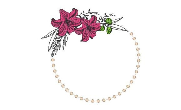 Pink Floral Wreath Embroidery Review