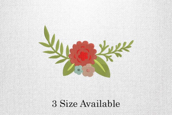 Red Floral Bouquet Embroidery Design Review