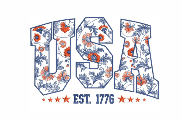 USA, Independence Day Embroidery Review